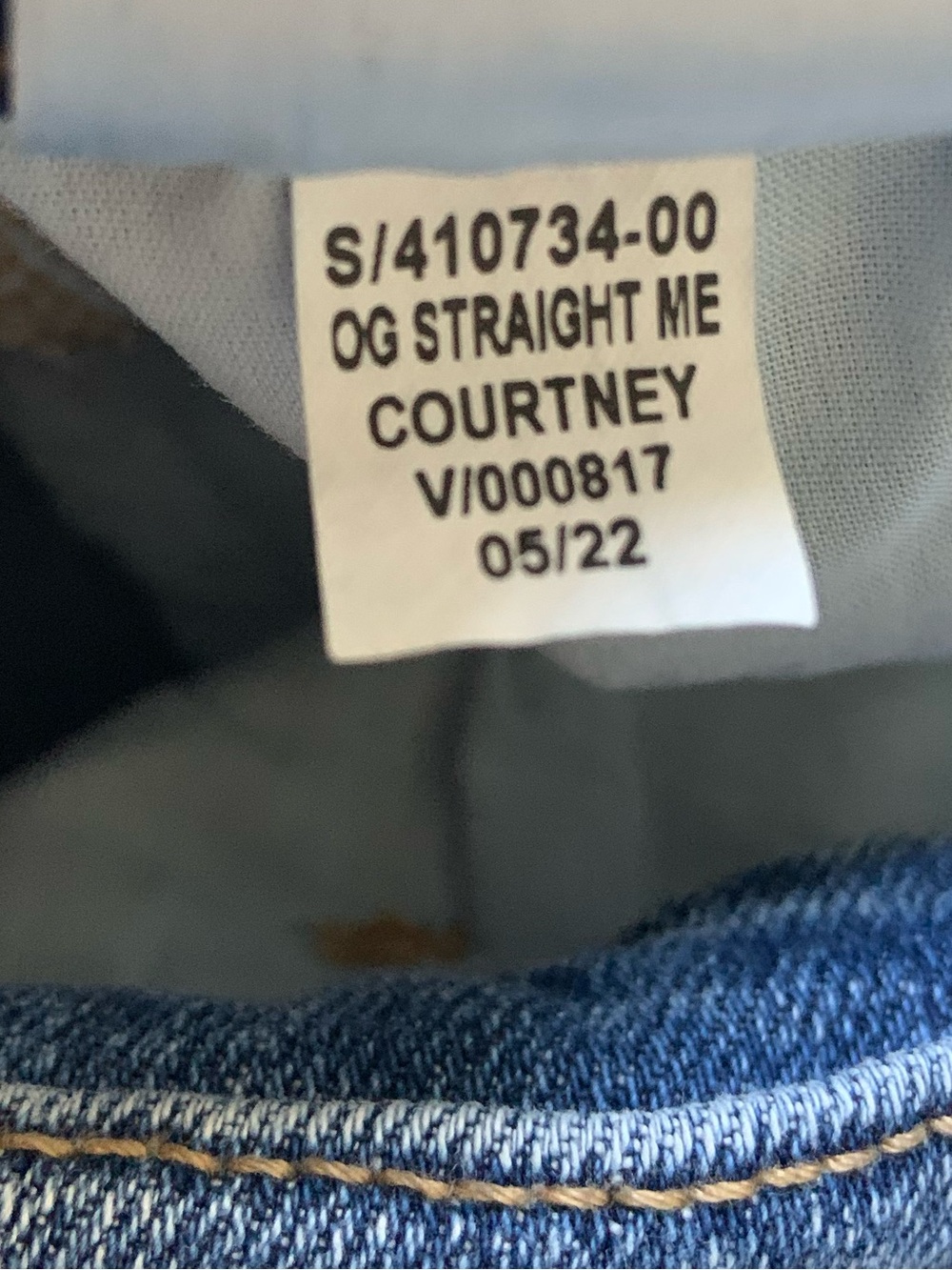 OLD NAVY Women’s High Rise OG Straight Secret Smooth Pockets Medium Wash 20 - Picture 8 of 8